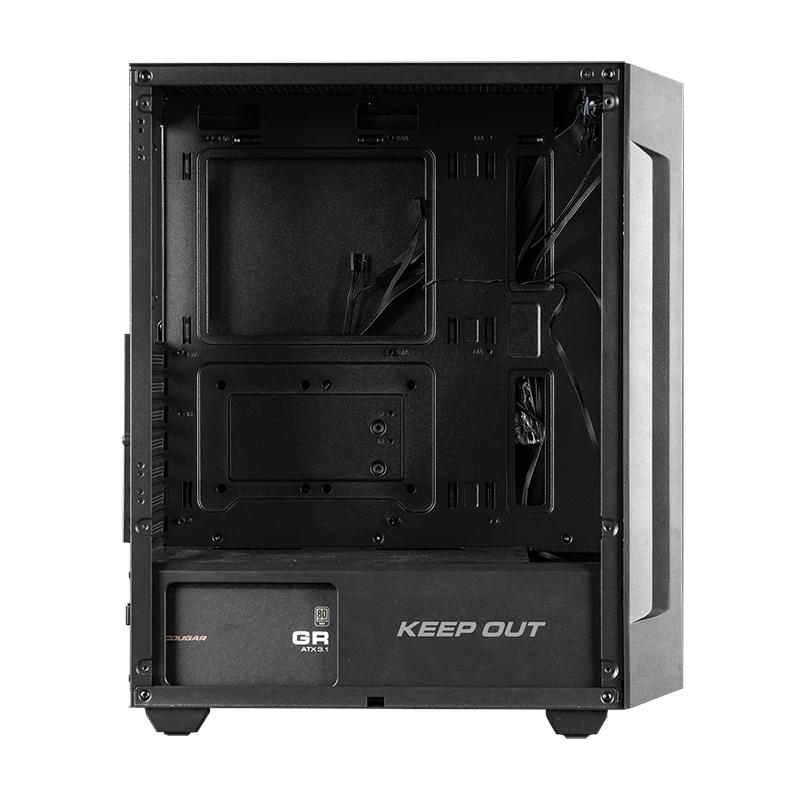Infortisa Image 1 - Keep Out Caja M-Atx KO XC-200 RGB USB3 Black Glass