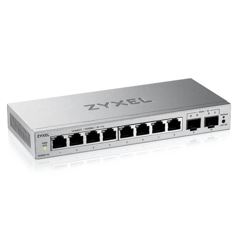 Infortisa Image 1 - ZyXEL GS1200-10V3 Switch 8xGbE 2xSFP