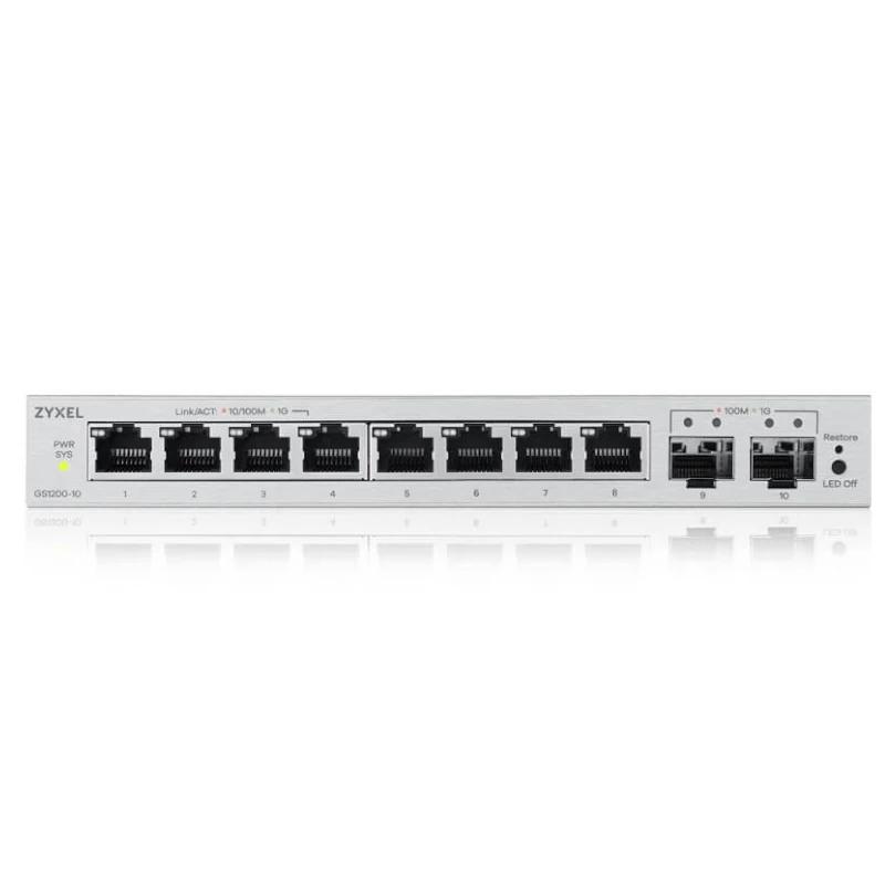 Infortisa Image 2 - ZyXEL GS1200-10V3 Switch 8xGbE 2xSFP