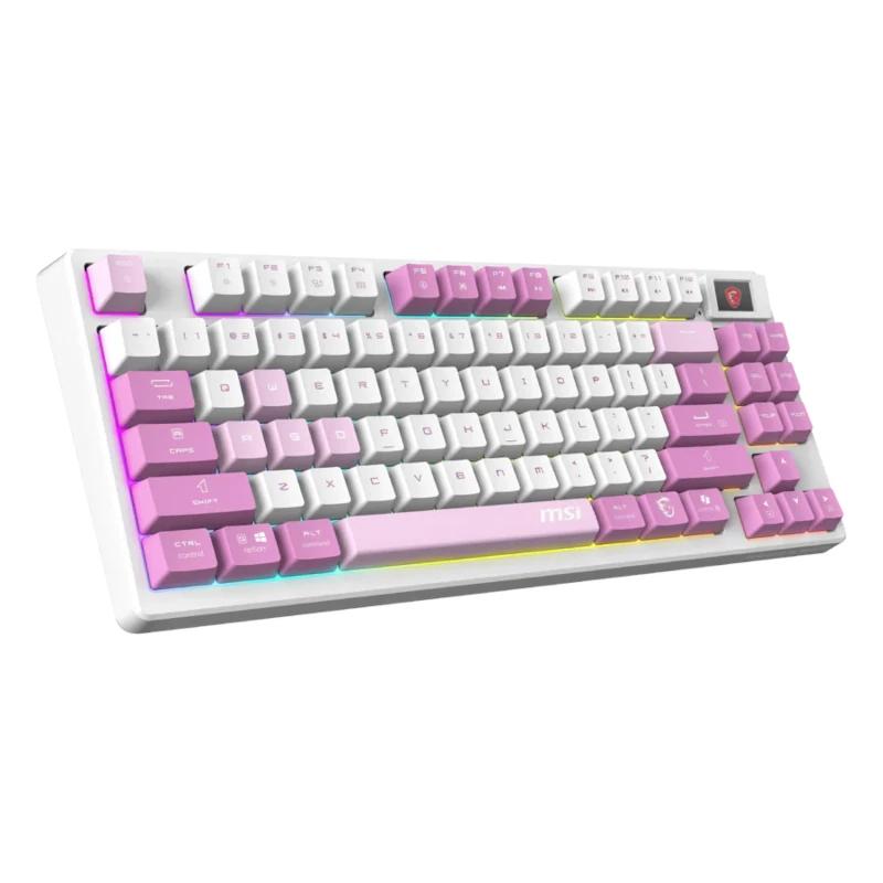 Infortisa Image 1 - Msi Teclado FORGE GK600 TKL W VIOLET ES BT
