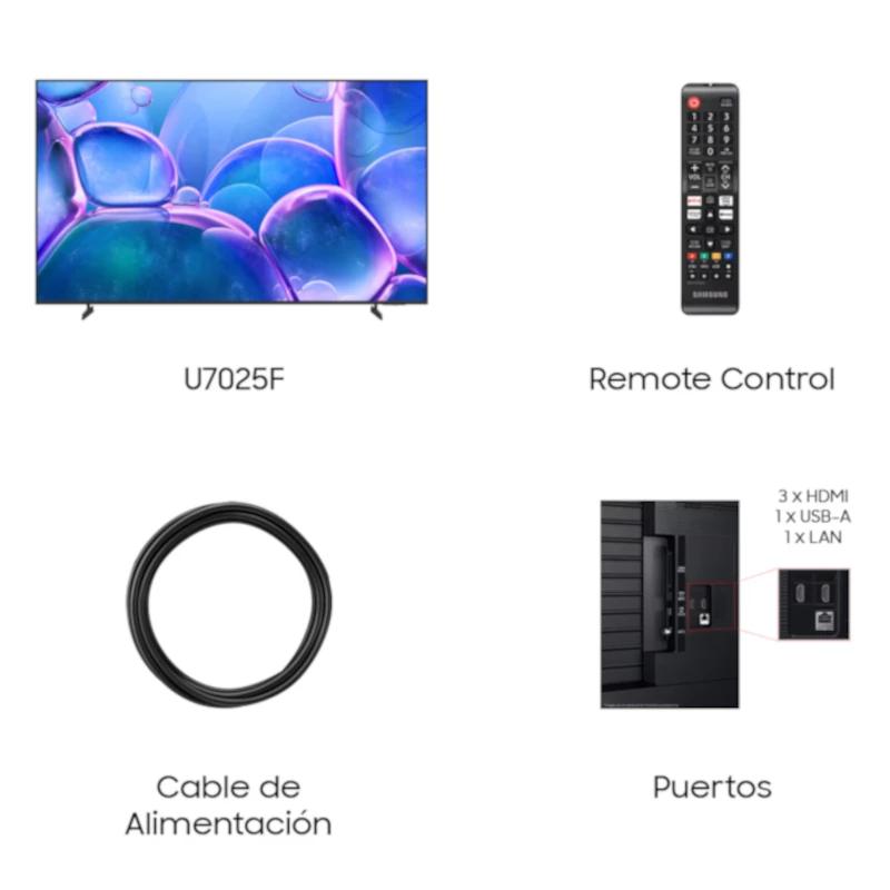 Infortisa Image 2 - SAMSUNG TV 75" TU75U7025F CRYSTAL UHD SMART TV BT