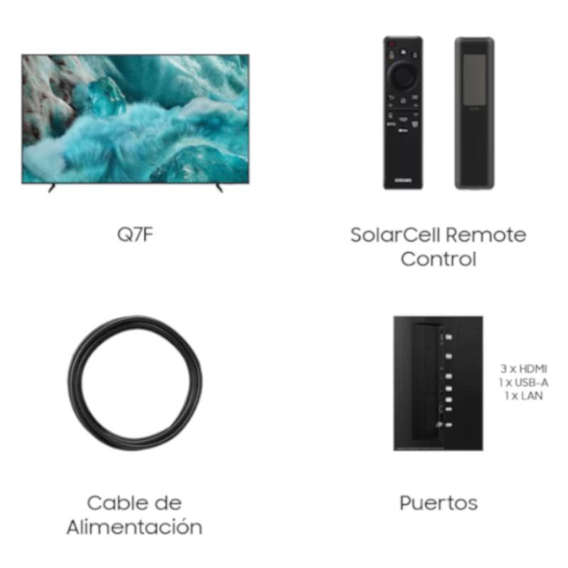 Infortisa Image 2 - SAMSUNG TV 85" TQ85Q7F UHD QLED SMARTTV IA HDR10+