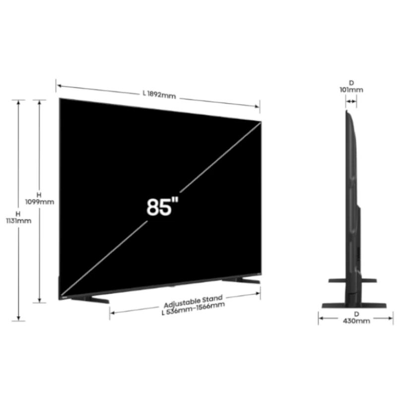 Infortisa Image 1 - Hisense 85A6Q TV 85" UHD SMART TV DOLBYVISION DTSX