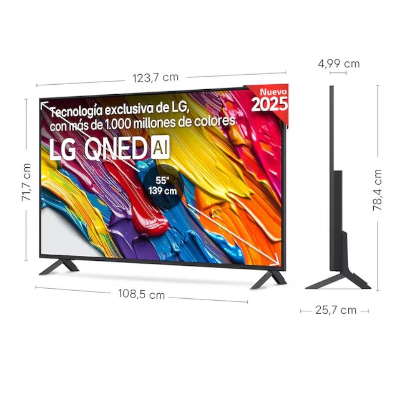 Infortisa Image 1 - LG 55QNED82A6B TV 55" QNED SMART TV 4K IA