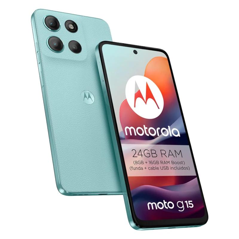 Infortisa Image 1 - Motorola Moto G15 4G 6.7" 8Gb 512Gb Salt Air
