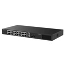 Infortisa Image 1 - Reyee ES228GS-LP Switch 26xGbE (24 PoE) 250W 2xSFP
