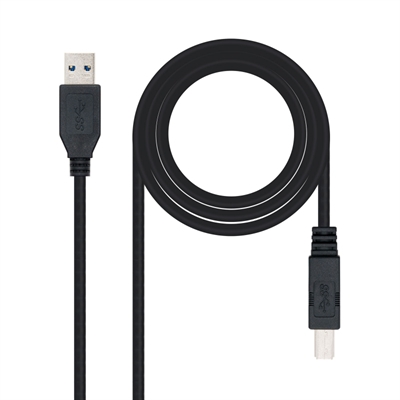 Nanocable Cable USB 3.0, impresora A/M-B/M, 2m