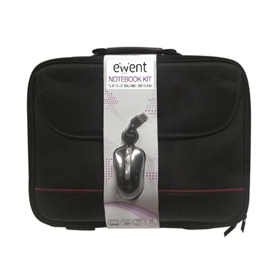 EWENT EW2505 Bolsa portátil 15,6" + Ratón