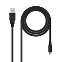 Nanocable Cable USB 2.0 A/M Micro USB B/M 0,8 M