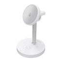 Aisens Cargador Inalámbrico USBC 15W 3 en 1 Blanco