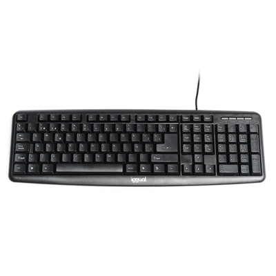 iggual Teclado USB estándar CK-BASIC-105T negro