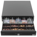iggual Cajón Portamonedas IRON-70 44,5cm 5+8 negro