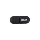 iggual Lápiz USB 2.0 16GB PEN16 negro con tapa