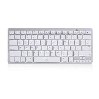 Ewent Teclado Bluetooth iOS/Android/Win Slim Plata