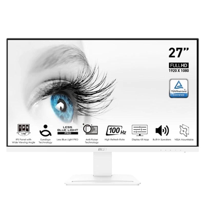 MSI MP273AW Monitor 27" IPS 100 hzVGA DP HDMI MM B