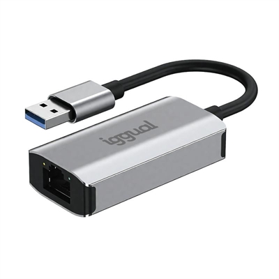 iggual Adaptador USB-A 3.0 a RJ45 Gigabit