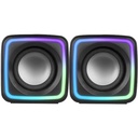 MARS GAMING Altavoces MSCUBE Premium 8W BLACK