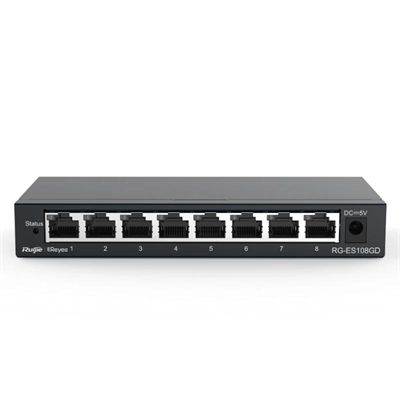 Reyee Unmanaged Switch 8xGb RJ45 Steel Case