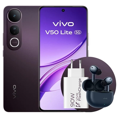 VIVO V50 Lite 5G 6.77" 8Gb 256Gb Black Bundle