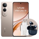 VIVO V50 Lite 5G 6.77" 8Gb 256Gb Gold Bundle