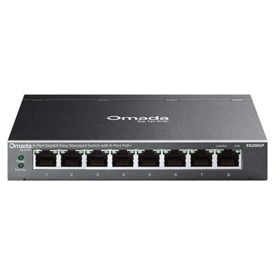 TP-Link ES208GP Switch 8xGbE PoE+ Acero Desktop