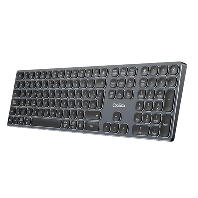 Coolbox Teclado Inal. Retroil.MOONLIGHT B431 Negro
