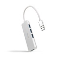 Nanocable Hub USB 3.0 4 x USB 3.0 10cm. Gris