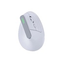 Nilox Ratón Wir Vertical Rec. Silen 1600DPI Blanco