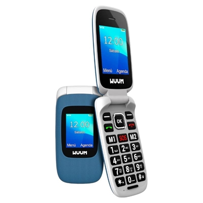 WUUM by SPC 2335A Movil Básico 2.4" FM Azul