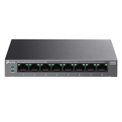 TP-Link LS108GP Switch 8xGb PoE+ 62W Desktop