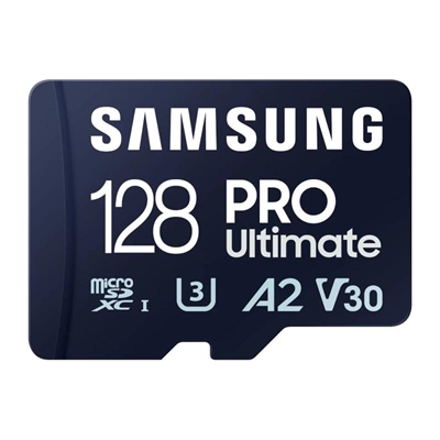 Samsung MicroSDHC PRO Ultimate 128GB U3,V30,A2,4K