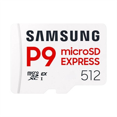 Samsung MicroSDHC P9 Express 512GB V30, A1 800MBs