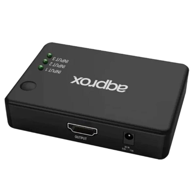 Approx HDMI Switch 4K HDMI 3 Puertos 4K/30HZ