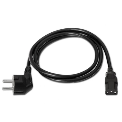 Aisens Cable alimentación CEE7M-C13H negro 3.0m
