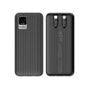 Coolbox PowerBank DP10 10000MAH LCD Negro Carg Ráp