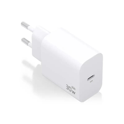 Aisens Cargador GaN 30W 1xUSB-C PD3.0 Blanco