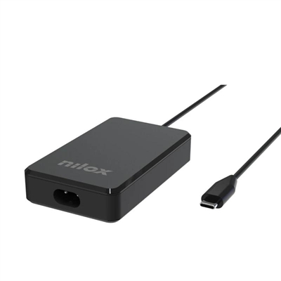 NILOX Alimentador gan usb-c para portátil –90w