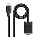 Nanocable Cable Conversor VGA a HDMI M-M 1,8 m