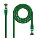 Nanocable Cable red Cat. 8.1 2GHZ SSTP Verde 0,30m