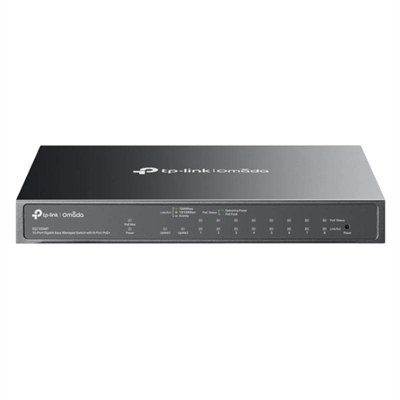TP-Link ES210GMP Switch 8xG PoE+ 1xGbE 1xG-C 123W