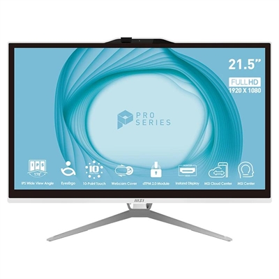 MSI Pro AP222T-435EU G7400 4GB 128 W11P 22" tac.B