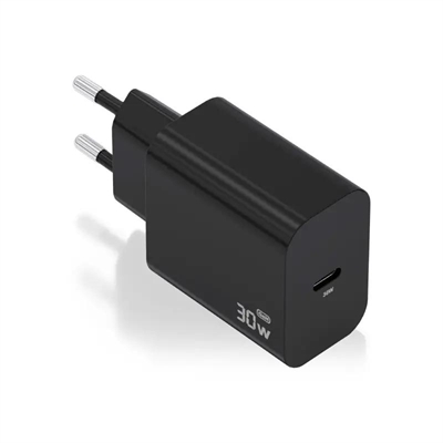 Aisens Cargador Gan 30W 1xUSB-C PD3.0 Negro