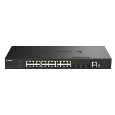 D-Link DGS-1530-28P/E Switch 24xGB PoE 4xSFP+ 370W