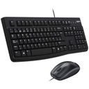Logitech MK120 Teclado + Ratón óptico 1000dpi USB