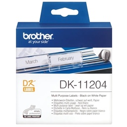 [CCIPAP0015] Brother Etiquetas DK11204 Multiuso 17x54 mm 400 ud