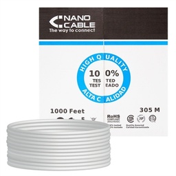 [ANEAHE0087] Nanocable Bobina Cable RJ45 CAT5E UTP Rigido 305M