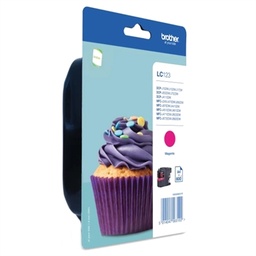 [CCICTO0386] Brother Cartucho LC123MBP Magenta Blister