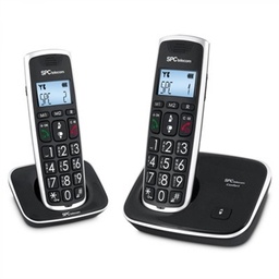 [NTETIN0025] SPC 7609N Telefono DECT COMFORT KAISER DUO Negro