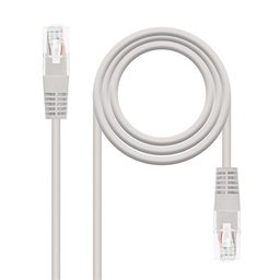 [ANEAHE0043] Nanocable Latiguillo Categoria 5 UTP 0,5 M Gris