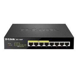 [NSWSSO0157] D-Link DGS-1008P Switch 8xGB 4xPoE